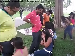 indian ladies gargling cock